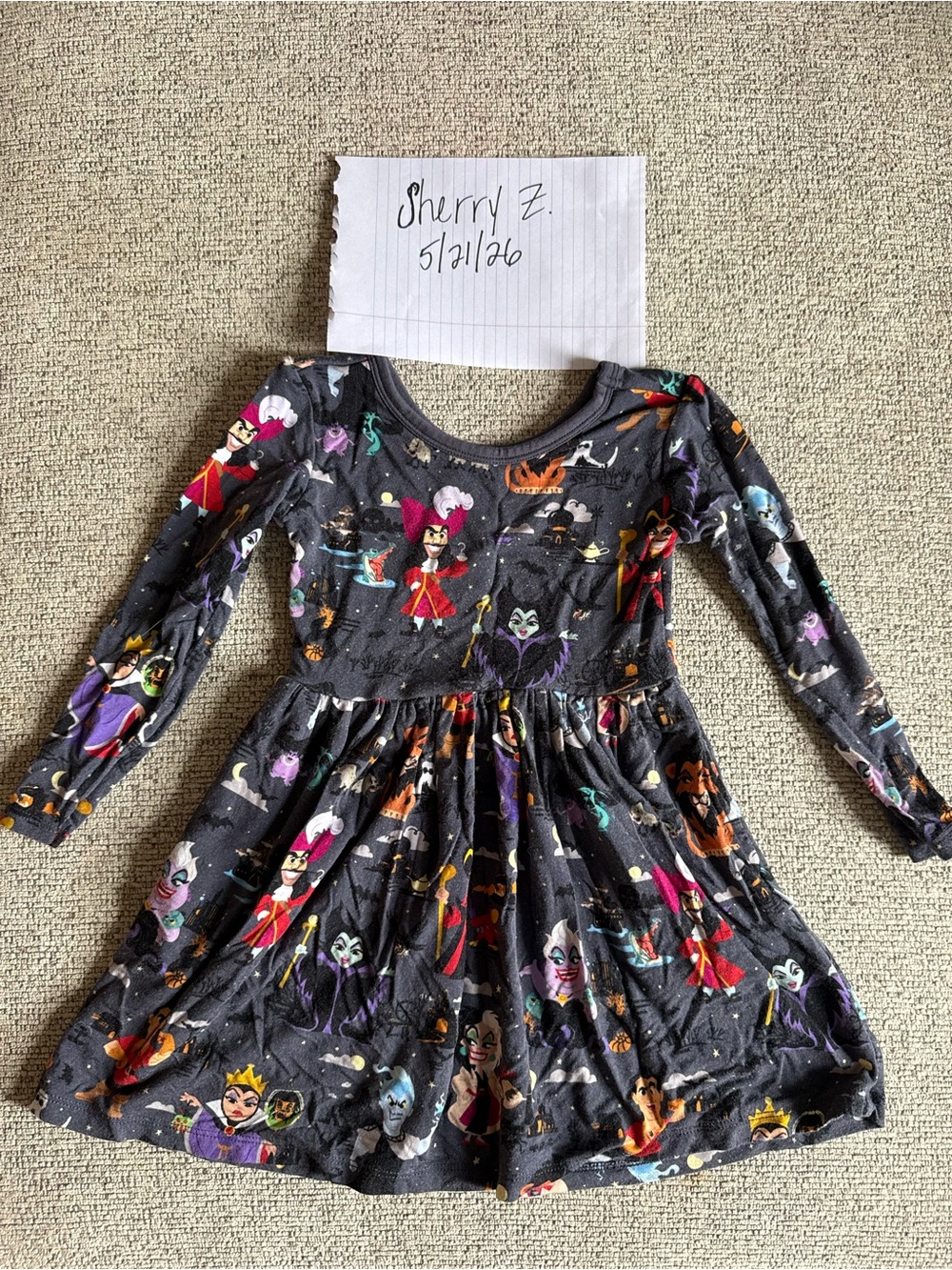 Little Sleepies Disney Villians Twirl 2T